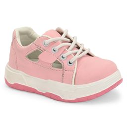 Stefens Colour Blocked Cut Out Detailed Lace Up Sneakers - Pink-image-62