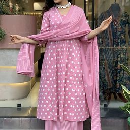 SZN Women Printed Regular Kurta with Palazzos & With Dupatta-picture-13