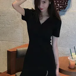 StyleCast Women Solid A-Line Mini Dress-picture-21