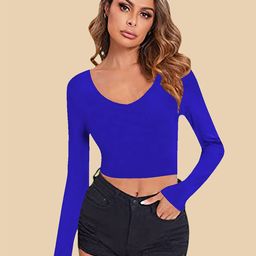 Dream Beauty Fashion Women Fitted Crop Top-image-76