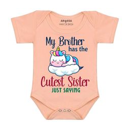 Arvesa Cutest Sister Printed Bodusuit-image-26