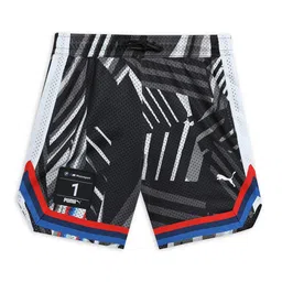 Puma BMW M Motorsport Kids Printed Mid Rise Shorts-image-23