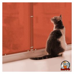 HIPPO Fabric  Decorative Indoor Baby Safety Net Balcony Net Privacy Net - Brown image 4