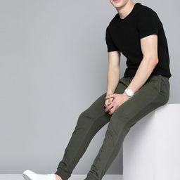 Mast & Harbour Men Solid Joggers-image-86