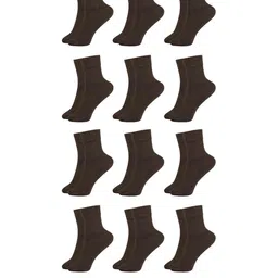 MUKHAKSH Unisex Brown Socks-picture-7