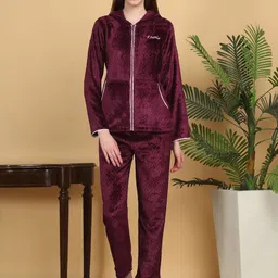KLOTTHE Women Long Sleeves Night suit-picture-45