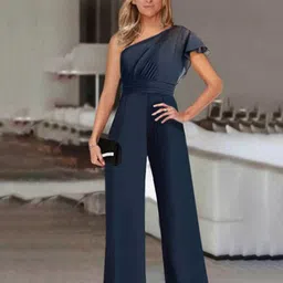 StyleCast Women One Shoulder Basic Jumpsuit-picture-29
