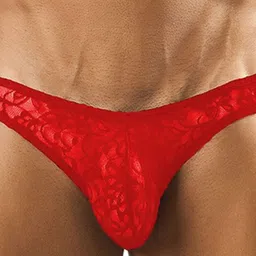MOODSTRING Self Designed Laced Low-Rise ThongBrief ML-07011-RD-S image 2