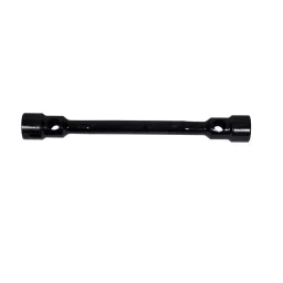 Jhaveri 27x33 mm Black Phosphate Solid Steel Two Way Wheel Spanner Length 250 mm, J-155-25
