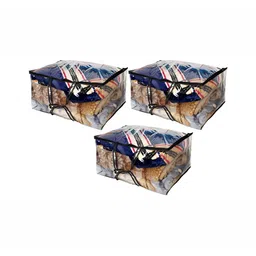 Stylista Transparent Set of 3 Water Resistant Core Organisers-4