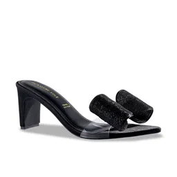 Signature Sole Embellished Party Block Sandals-44