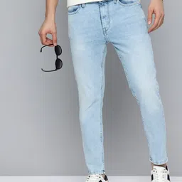 Flying Machine Men Mankle Relaxed Tapered Fit Heavy Fade Stretchable Jeans-picture-24