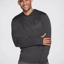 Skechers Black Slim Fit Hooded Sweatshirt-34