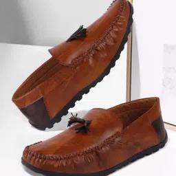 Fausto Men's Tan Casual Mocassins-image-22