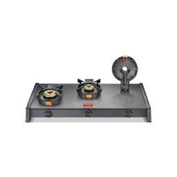 Prestige GTSB-03 Svachh Black Toughened Glass Top Gas Stove With 3 Brass Burners-picture-15
