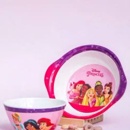 Servewell Princess Multicolor Melamine Cone Bowl Kids Set (0.65 L)-image-58