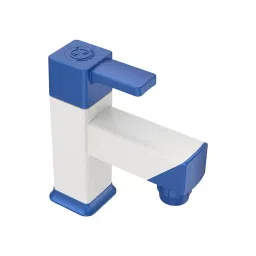 RN PTMT Pillar Tap Deck Mount White & Metallic Blue 20 mm Faucet Hole, RNVIR02A38-image-49