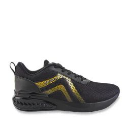 Campus Men's HOTLINE Black Running Shoes-picture-1