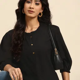 all about you Black Solid Top-picture-14