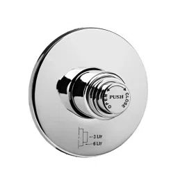 Parryware 32 mm Concealed Dual Flush Valve Silver Chrome Finish, T3307A1-10