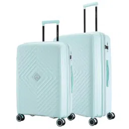 Nasher Miles Antwerp Hard-Sided Polypropylene Luggage Set of 2 Pastel Green Trolley Bags(65&75cm)-image-59