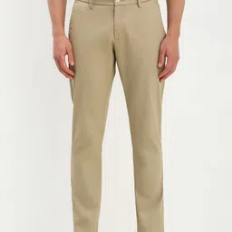 Allen Solly Men Solid Printed Slim Fit Chinos Trousers-image-35