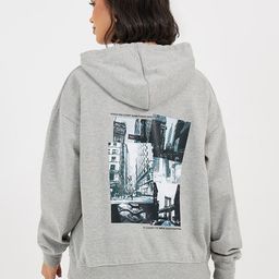 Styli Women Oversized Fit Regular Length Photo Print Hoodie-image-43