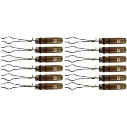 Lab Junction 22-32 mm Test Tube Holder with Wooden Handle LJ-1645 Pack of 12 Pcs-26