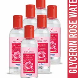 Meglow Set of 6 Glycerin with Rose Water For Nourished Glowing Skin - 100ml Each-22