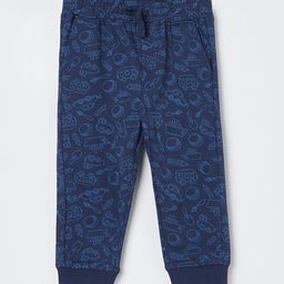 Juniors by Lifestyle Boys Printed Pure Cotton Joggers-image-7