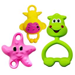 FunBlast Colourful Attractive Sound Rattles Assorted Design Pack of 3 - Multicolour-12