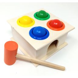 A&A Kreative Box Wooden Ball & Hammer Game - Multicolour-21