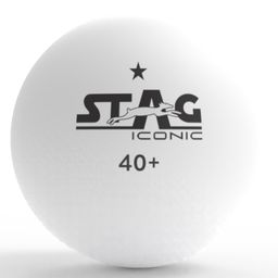 STAG ICONIC High Performance 1 Star Table Tennis (T.T) Balls| Advanced 40+mm Ping Pong Balls for Training, Tournaments and Recreational Play| Durable for Indoor/Outdoor Game - Pack of 3 (White)-image-87