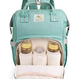 House of Quirk Baby Diaper Bag Maternity Backpack-Green-image-78