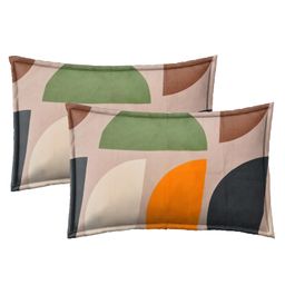 RRC Super Soft Brushed Microfiber Cotton Standard Size Pillow Cover - Orange-picture-20