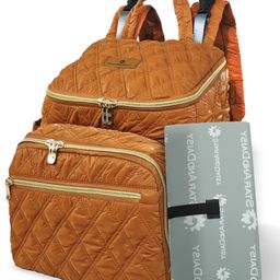 StarAndDaisy Trendy Diaper Bag with Multi Compartments, Spacious Storage, Brown-image-67