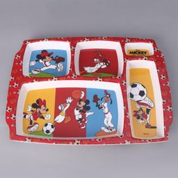 Mickey Mouse And Friends 5 Partition Plate - Multicolor image 2