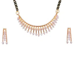 Sangria Stone-Studded & Beaded Mangalsutra-image-33
