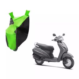 Auto Pearl Waterproof Two Wheeler Cover For Honda Activa 3G (Green & Black)-image-33