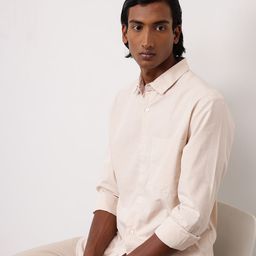 ether Classic Fit Gingham Checks Pure Cotton Shirt-image-43