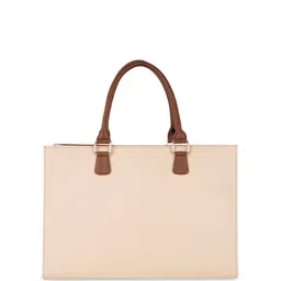 PARSLEY Colourblocked Shopper Handheld Bag with Applique image 3