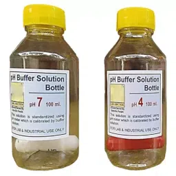 Lab Junction 100 ml 4 and 7 pH Buffer Solution Bottle for pH Meter LJ-111 (j) Pack of 2 Pcs-17