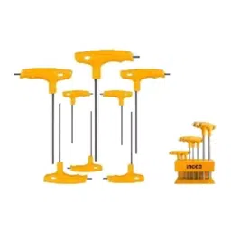 Ingco T-Handle Hex Wrench Set, HHKT80818 (Set of 8 Pcs)-20