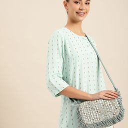 Anouk Structured Sling Bag with Fringed-34