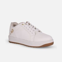 iD&U Women Lace-Ups Round Toe Leather Sneakers-image-20