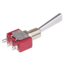 RS PRO Toggle Switch Panel Mount On-(On) SPDT Solder Terminal, 7347101P-23