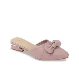 Anouk Textured Party Block Mules image 4