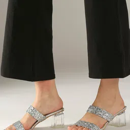 Inc 5  Embellished Open Toe Block Heels-2