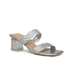 Inc 5  Embellished Open Toe Block Heels image 3