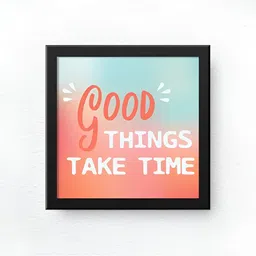 Chaque Decor Pink & Blue Wooden Wall Art-image-18